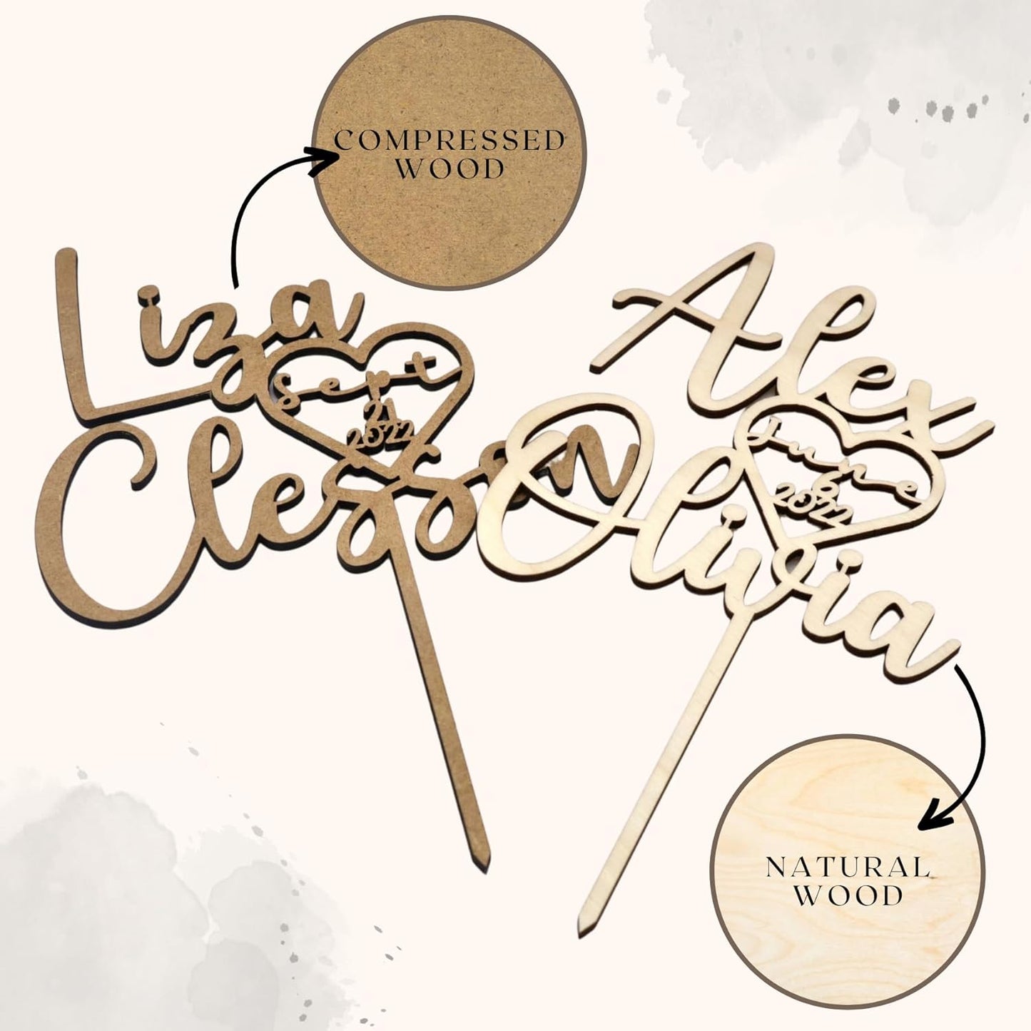 Wedding Cake Toppers, Wedding Cake Toppers Bride and Groom, Custom Cake Topper, Customize Your Own Anniversary Mr and Mrs Cake Topper