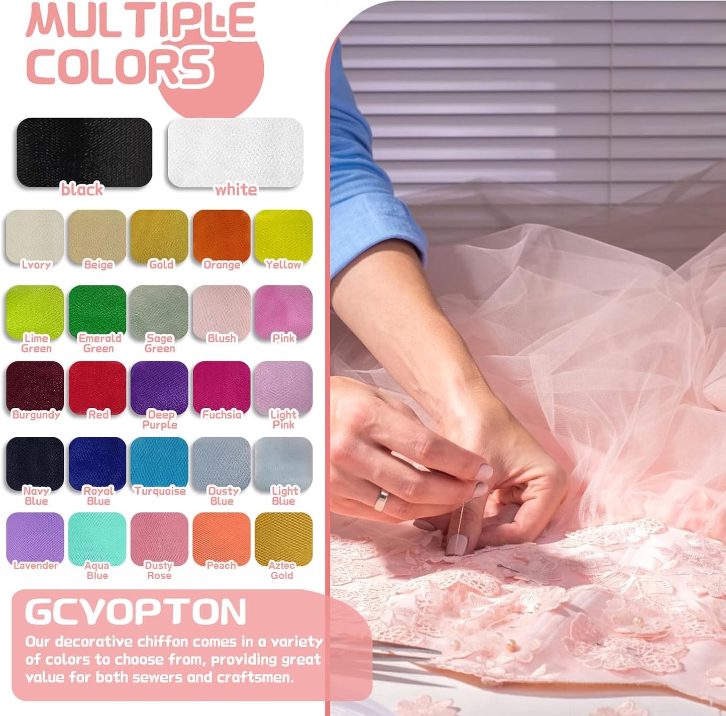 6" x 200 Yards Aztec Gold Tulle Fabric Rolls, Yellow Ochre Spool Tulle Ribbon for DIY Tutu Skirt Wedding Decoration Baby Shower Birthday Party Backdrop Christmas Gift Wrapping Bow Craft Supplies