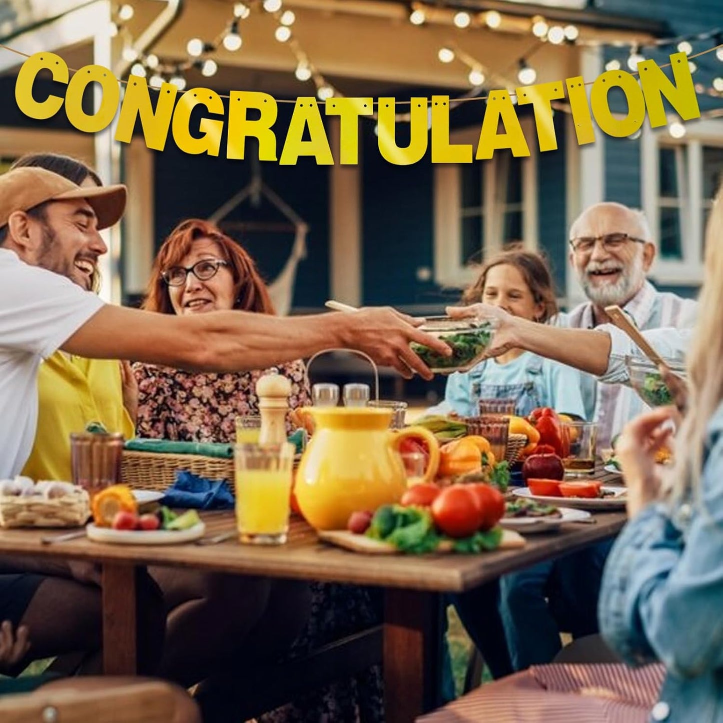 BEISHIDA Double-Sided Gold 116 PCS DIY Letter Banner Kit Make Your Own Banner,Including 111 Letters and Numbers 3 Rope and 9 Threading Device,Customized for Birthday Graduation Wedding Decor