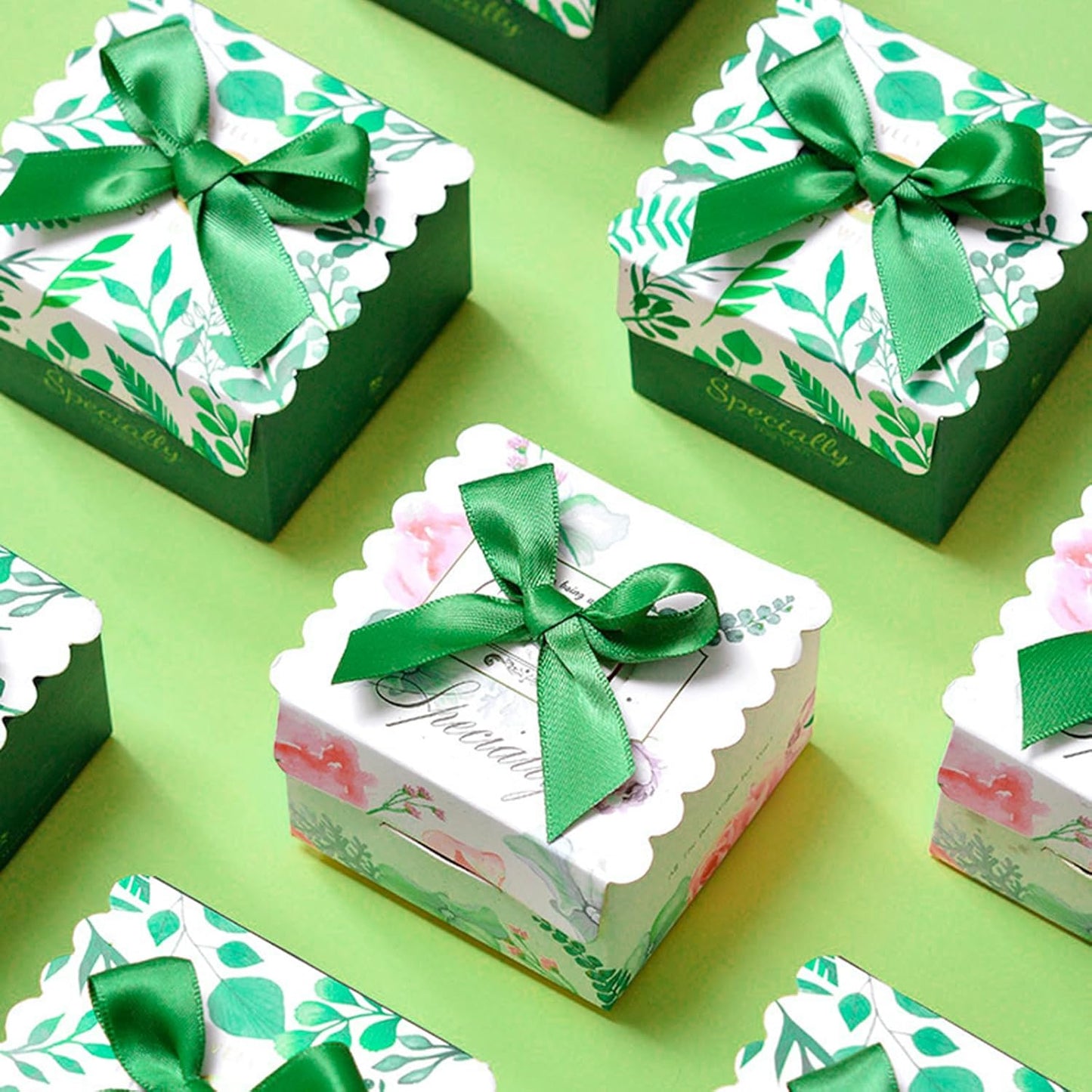 5/8" x 50 Yards Emerald Green Satin Ribbon Single Faced Fabric Ribbons for Gift Wrapping, Crafting, Bows Making, Sewing, Wedding, Home Decor