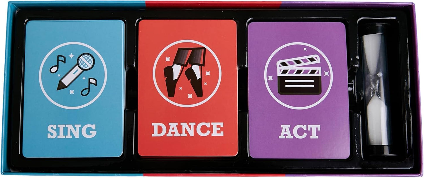 Sing, Dance, Act | The Performance Party Game | 3+ Players | School Games | Family Games | Stocking Stuffers | Birthday Gift |