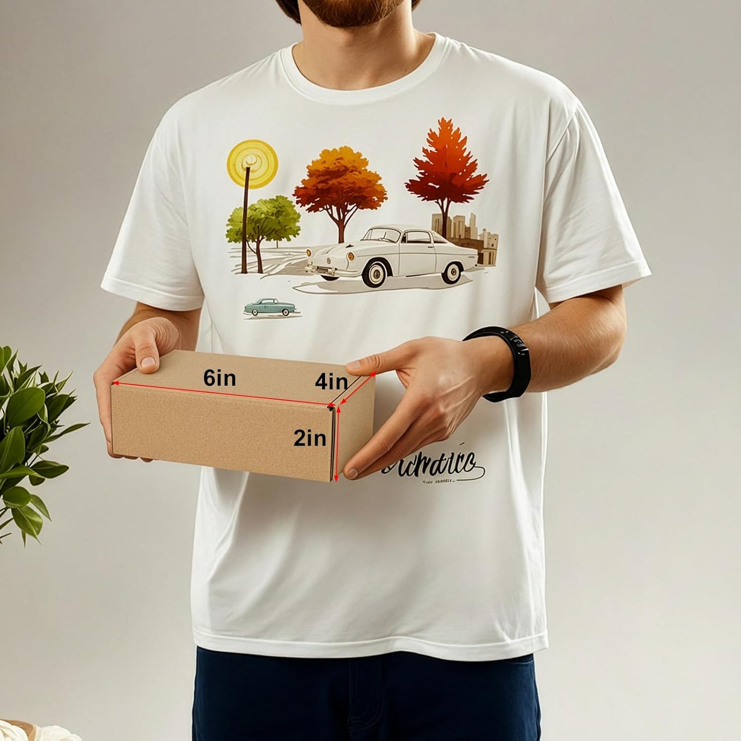 MEBRUDY 6x4x2 Inches Shipping Boxes Pack of 75, Small Corrugated Cardboard Box for Mailing Mailer Packing, Brown