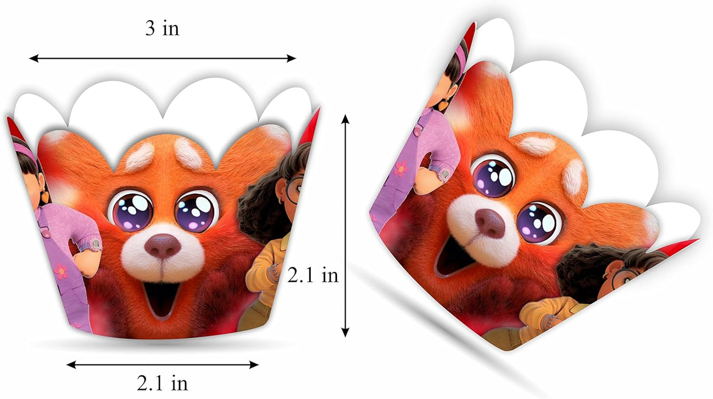 Seyal® Trning Red Cupcake Wrapper