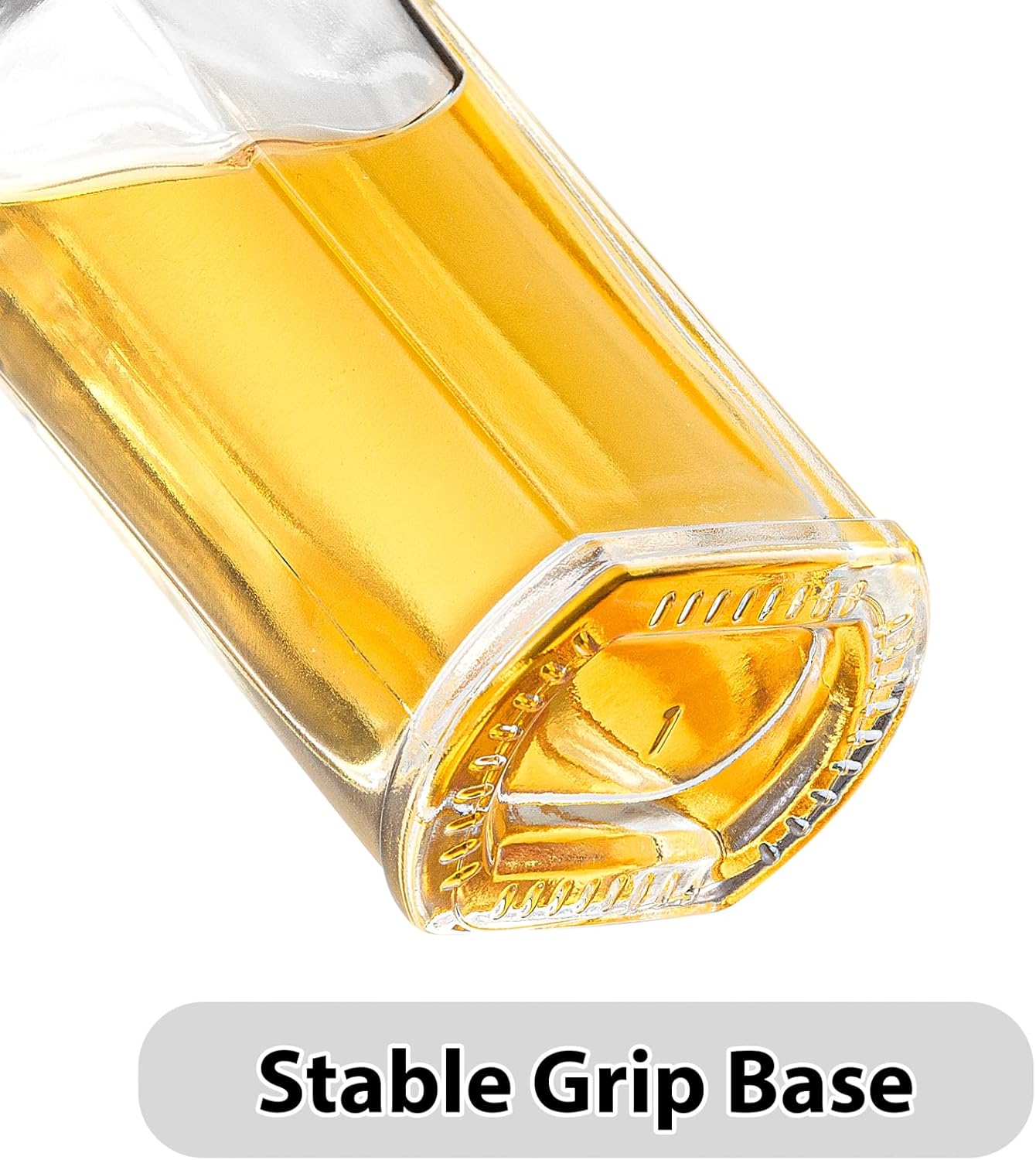 50 ml (1.7oz) Mini Small Glass Bottles With Leak Proof Gold Caps, Aluminum Lids, 24 Pack, For Liquor Wine Alcohol Ginger Shots Samples Decorative