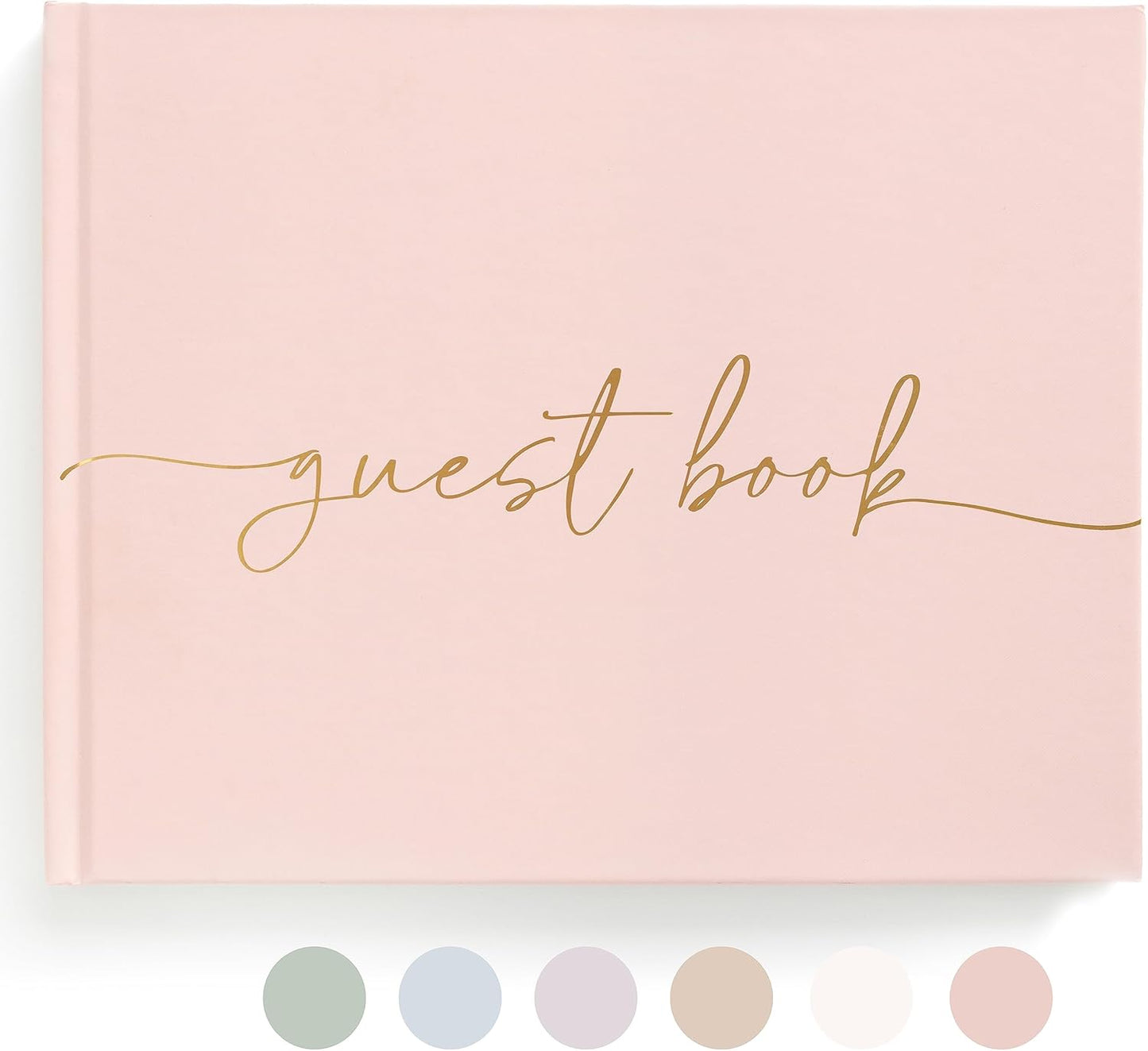 Lamare Blank Page Wedding Guest Book – Polaroid Guest Book for Wedding Reception, Baby Shower, Birthday, Bridal Shower and Special Event Guestbook – A Stylish Sign in Book for Party