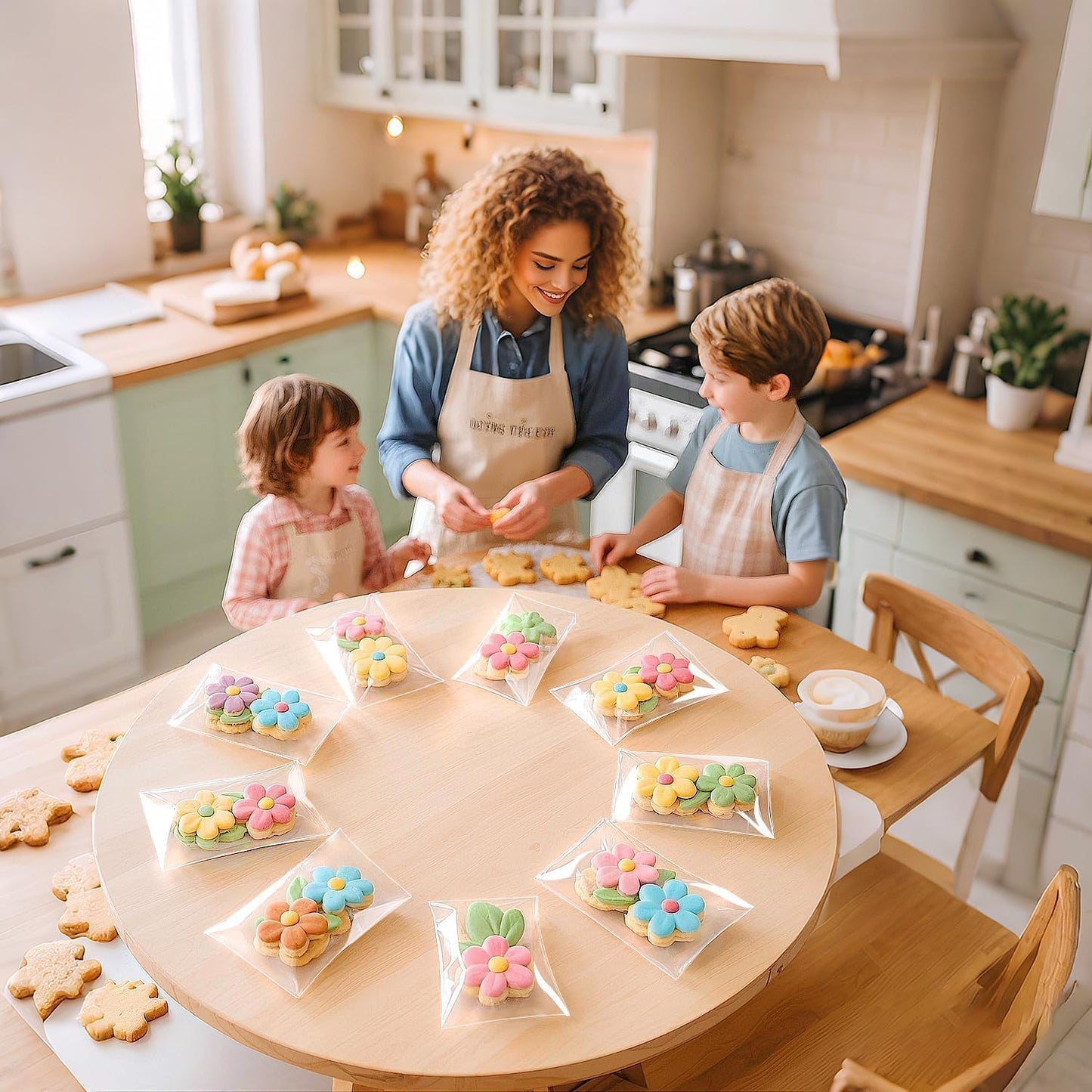 PigPotParty 3''x 5" Clear Plastic Cellophane Gift Wrap Bags, 100 Pcs Small Self Sealing Cookie Bags for Gift, Party favor, Candy, Treat, Goodies, Snack, Self Adhesive Resealable