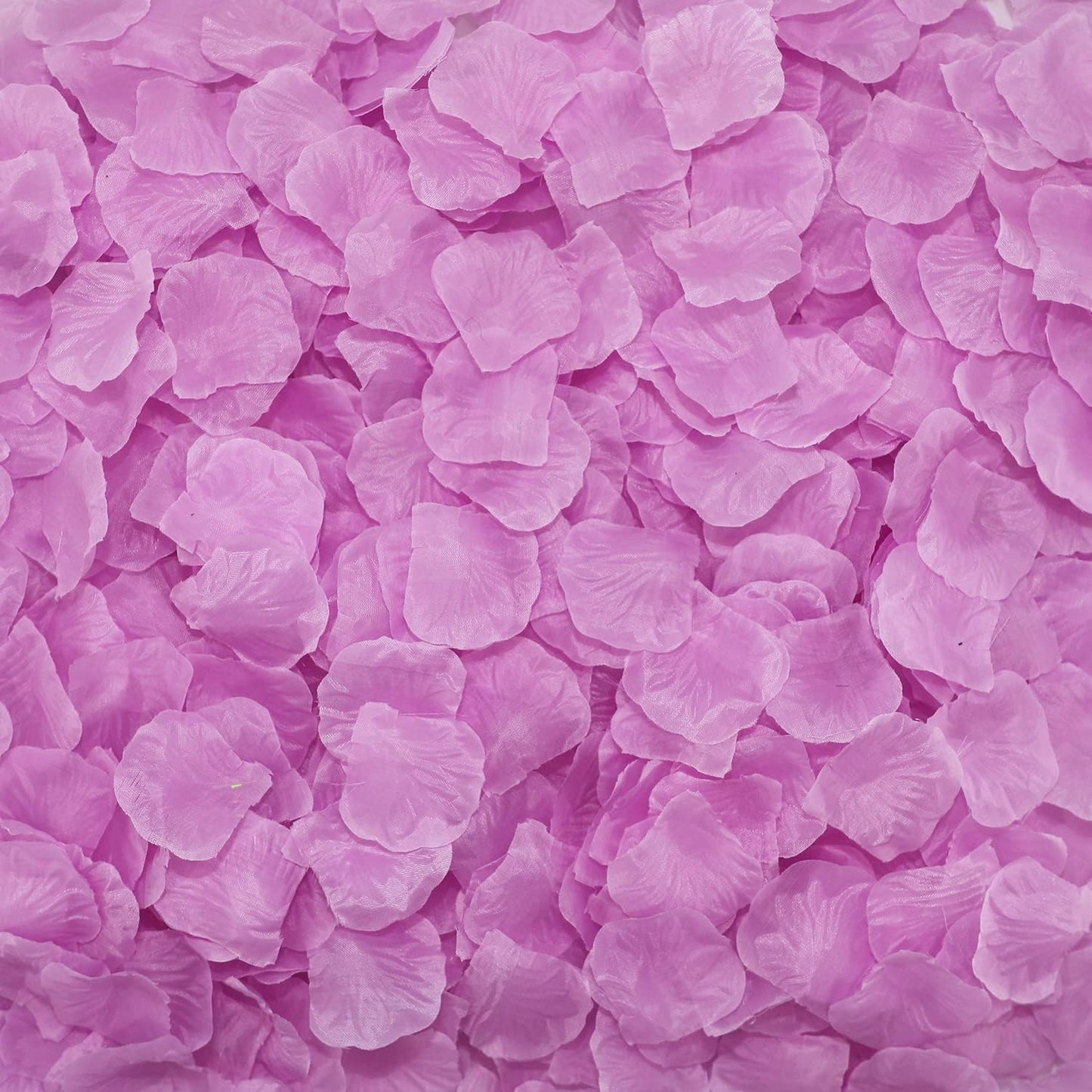 CODE FLORIST 1100 PCS Silk Rose Petals for Valentine's Day,Fake Rose Petals for Romantic Night,Wedding,Proposal Anniversary Flower Decorations(Separated,Scented,Baby Purple)