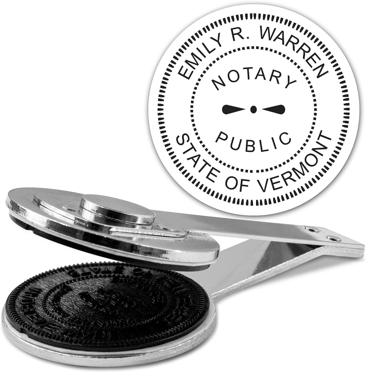 MaxMark Insert Only for Notary Seal Round Desk Embosser for Vermont State