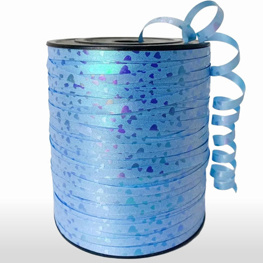 500 Yards Curling Ribbon Balloon String, Blue Christmas Curling Ribbons for Crafts Gift Wrapping, Baby Shower Graduation New Year Birthday Gifts Wedding Party Independence Day Decorations