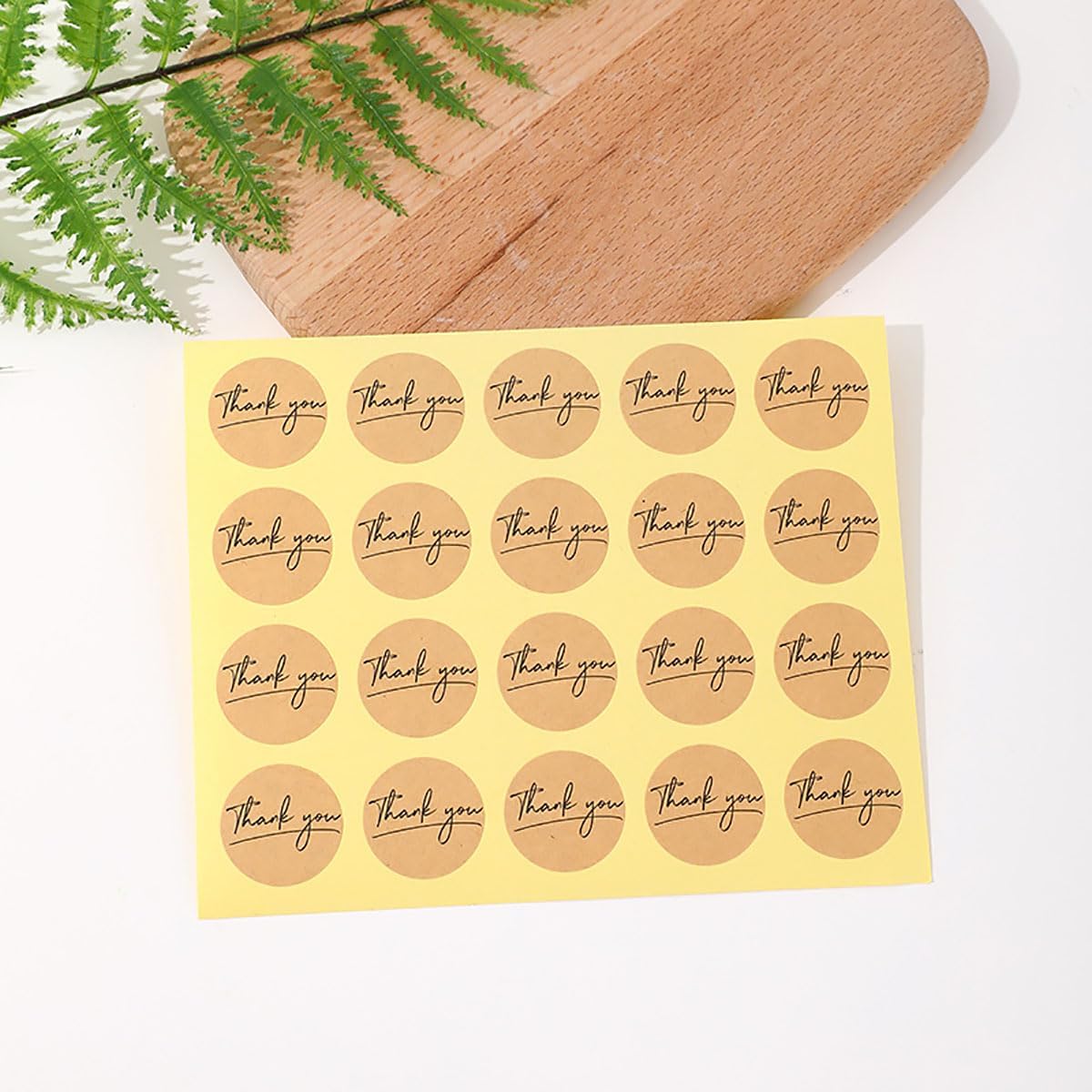 100pcs Personalized Stickers Labels Custom Business Logo Stickers Kraft Paper Labels in Circle, Rectangle, Square, Oval, in 1.5",2", 2.5“, 3”, 4" (Rectangle)