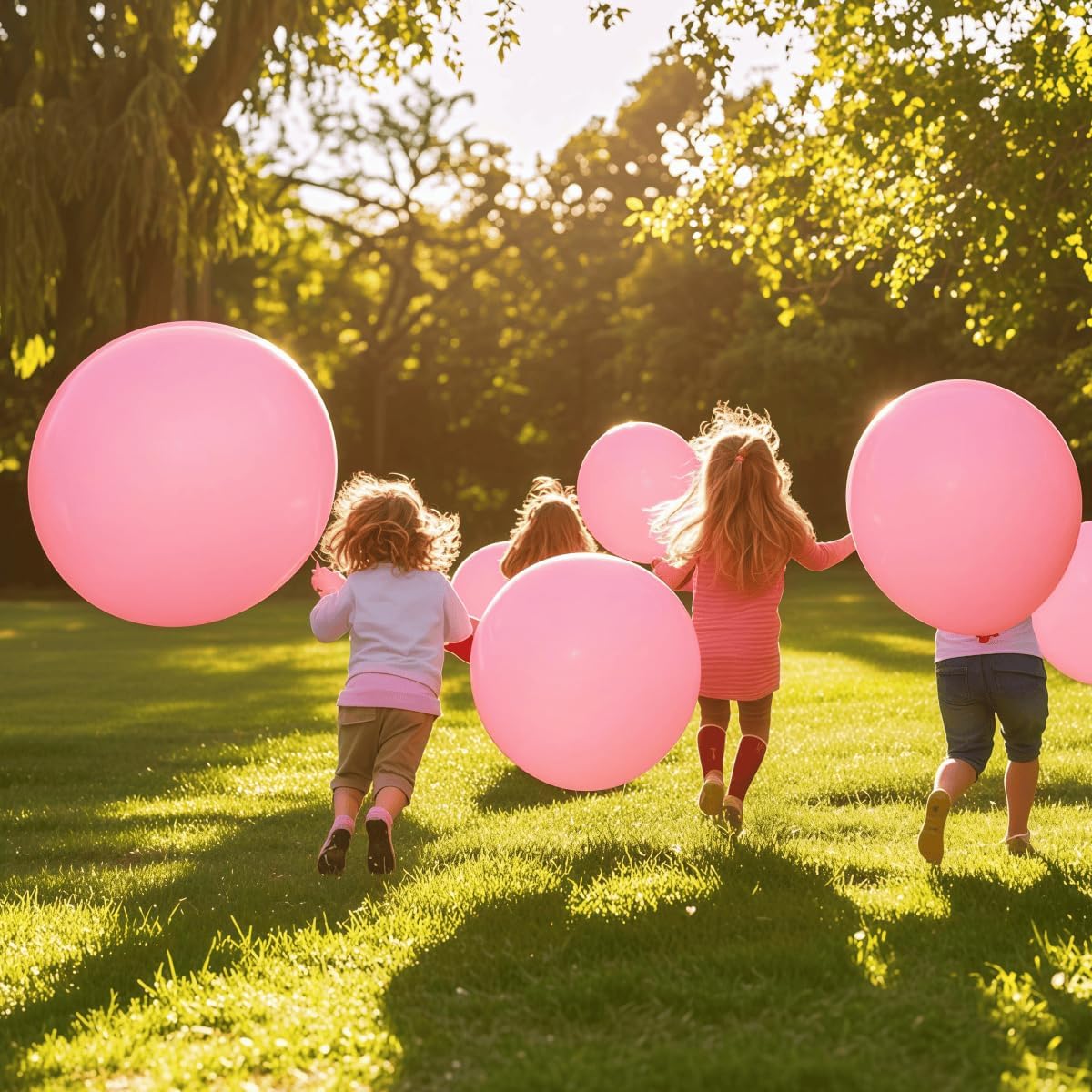 30 Pack Pink Balloons 36 Inch Pink Latex Party Large Balloon Bulk for Various Party Events Decorations