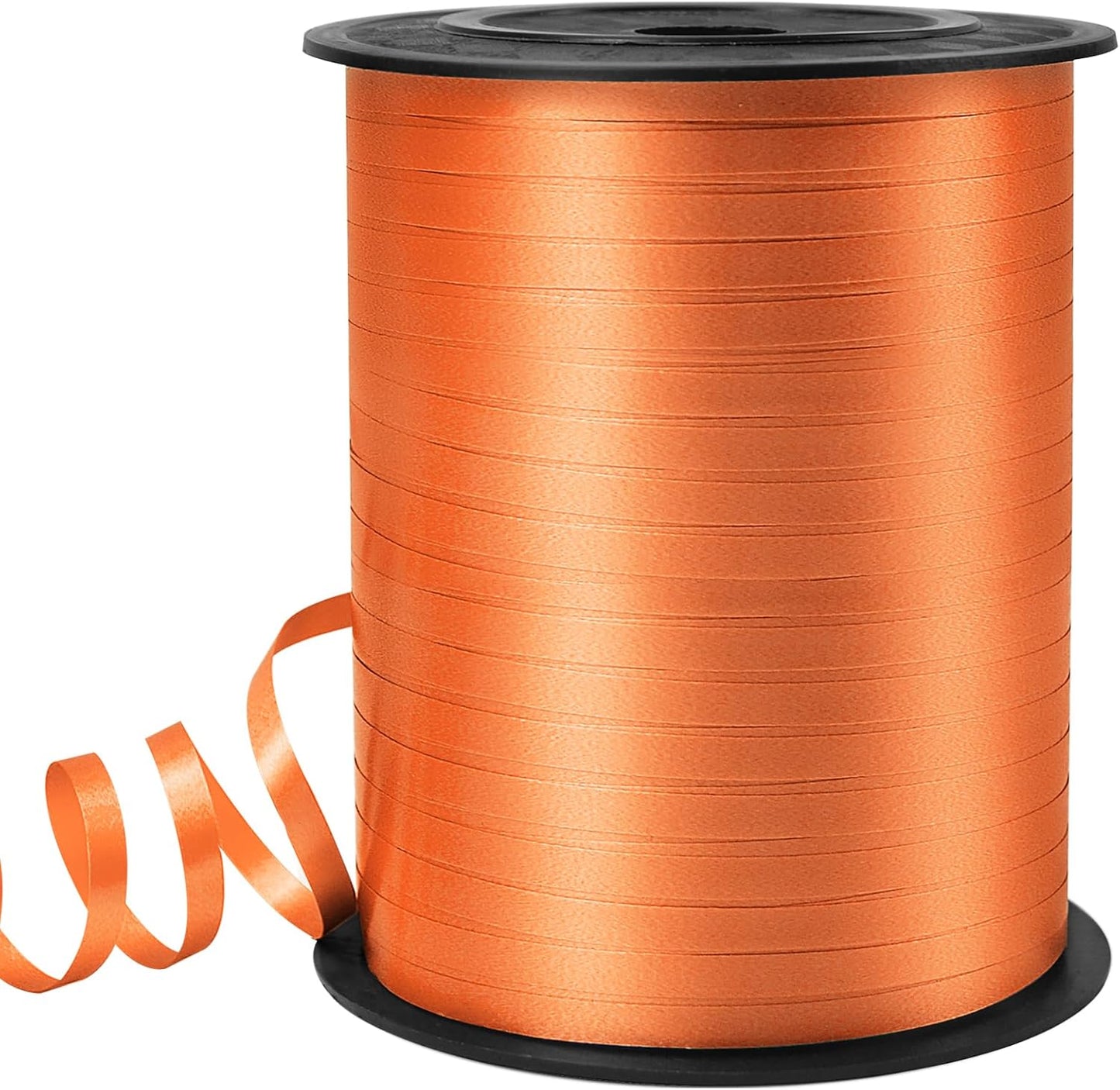 Orange Curling Ribbon, Balloon String 500 Yard for Gift Wrapping, Curly Ribbons, 3/16" for Florist Flower, St Patricks Day, Valentines Day