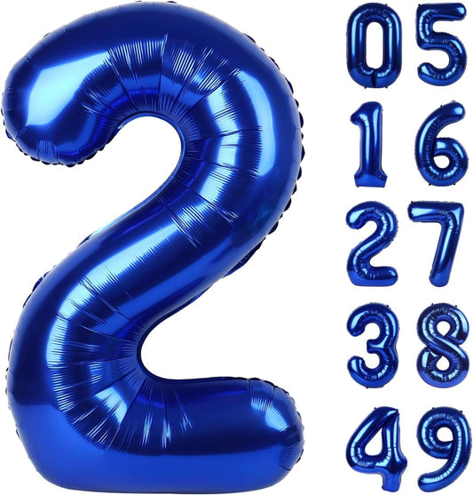 Night Blue number balloon 2026