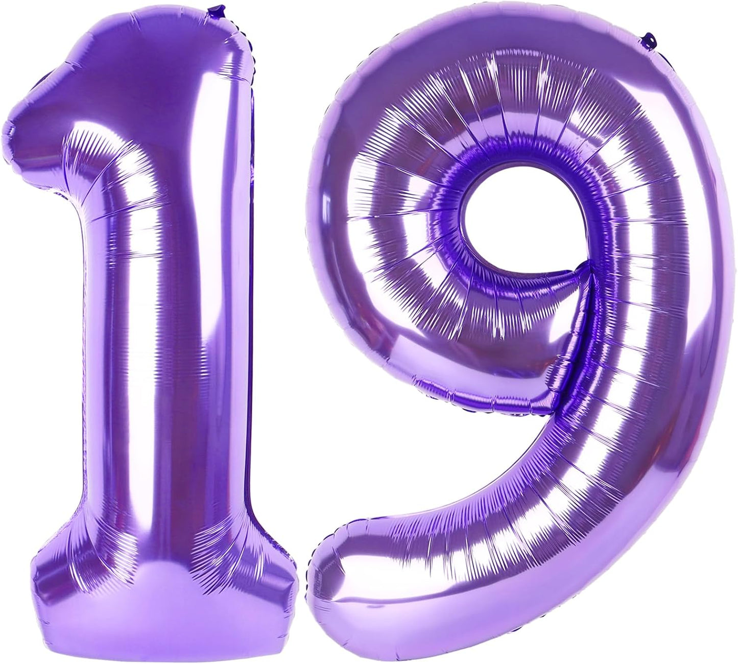 Purple Number 19 Balloon