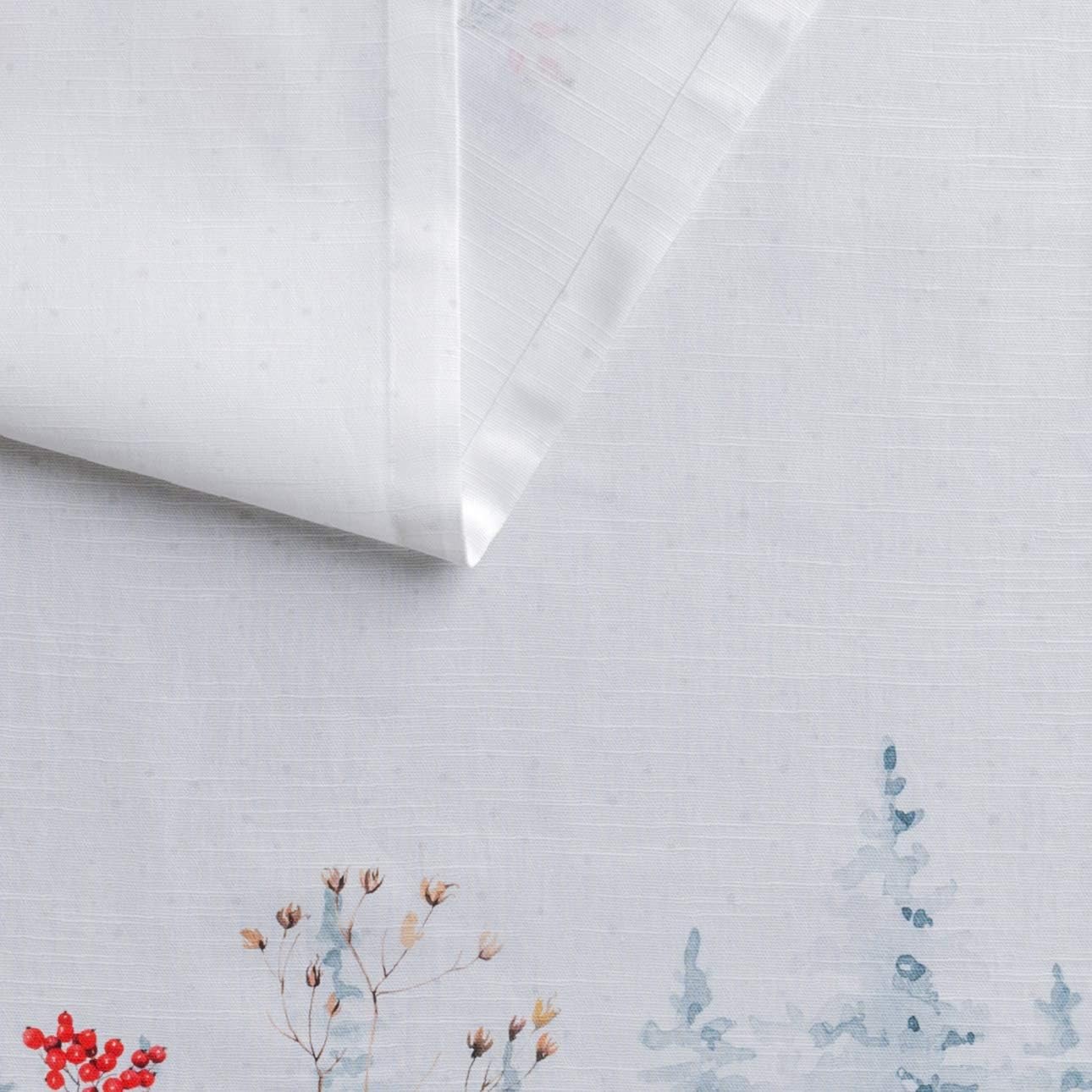 Maison d' Hermine Table Runner 100% Cotton Single Layer Table Runners 36 inches Long Decorative for Home Kitchen Dining Party Baby Shower Wedding Bridal Shower (Morzine, 14.50" x 36")