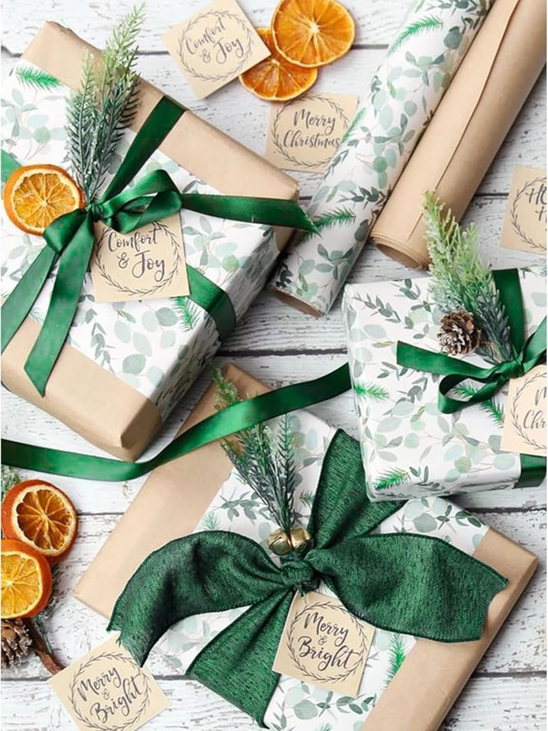 5/8" x 50 Yards Forest Green Satin Ribbon Single Faced Fabric Ribbons for Gift Wrapping, Crafting, Bows Making, Sewing, Wedding, Home Decor