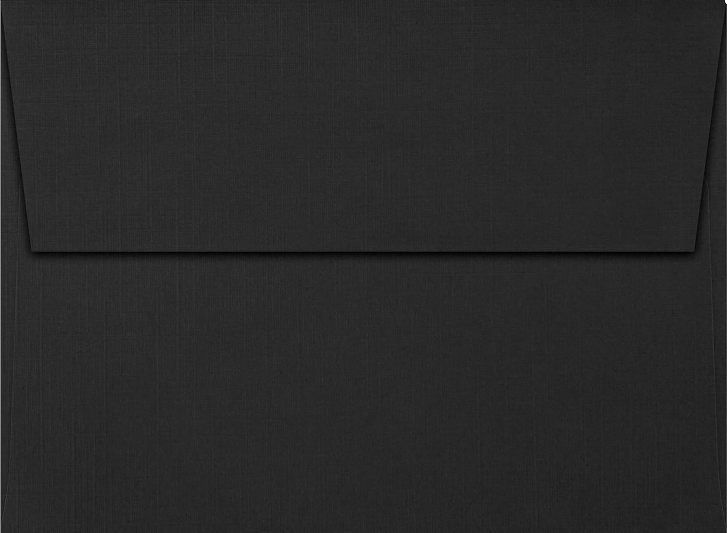 LUXPaper A7 Invitation Envelopes | Peel & Press | 5 1/4" x 7 1/4" | Black Linen | 80lb. Text | 50 Qty
