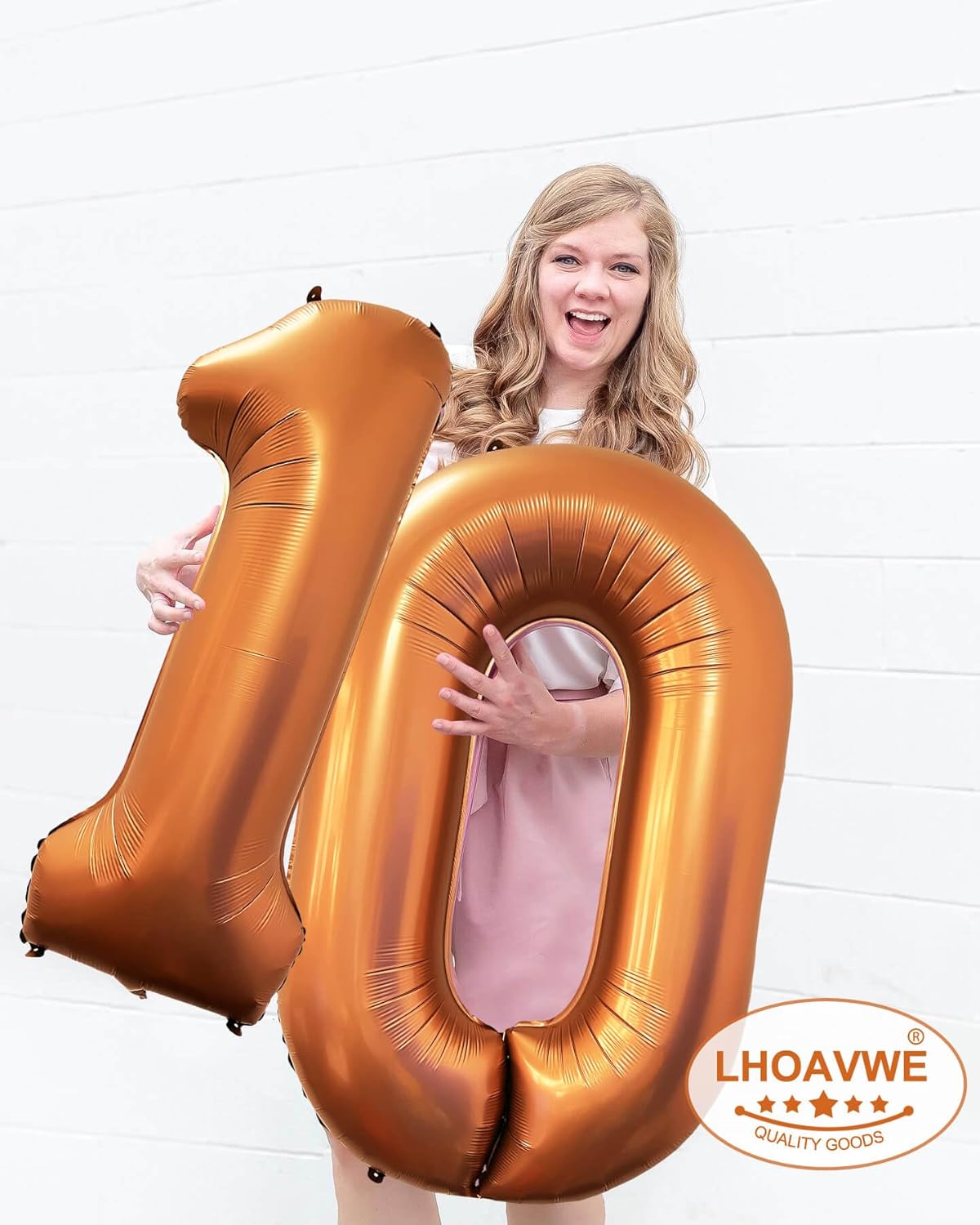 Number 26 Giant Orange 40 Inch Foil Helium Balloons for 26th Birthday Party Supplies