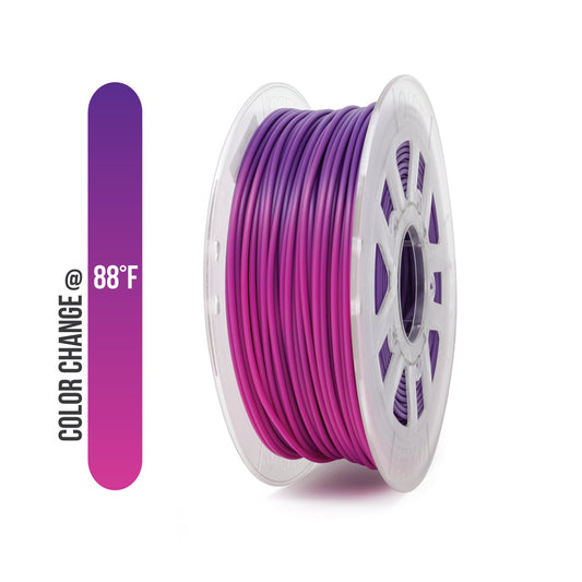 Gizmo Dorks 1.75mm ABS Filament 1kg / 2.2lb for 3D Printers, Color Change Purple to Pink