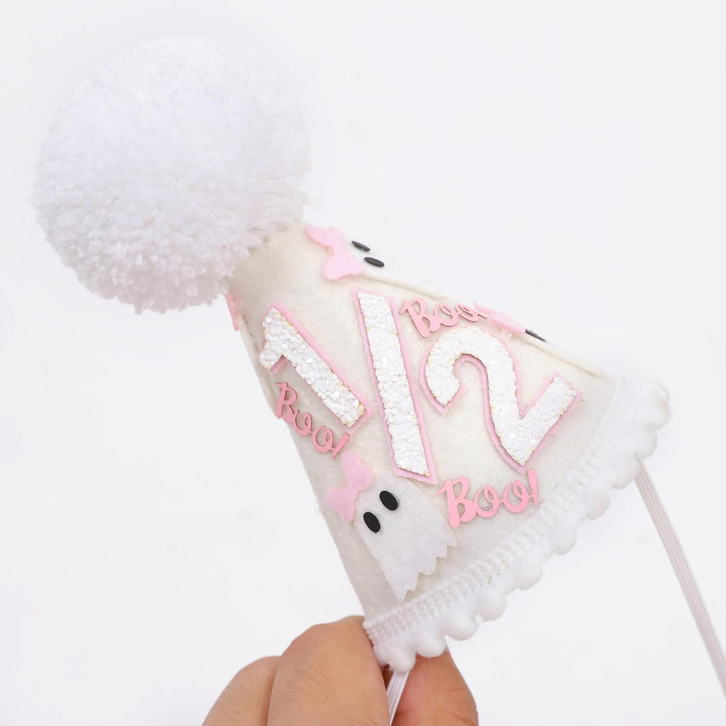 WAOUH Half Birthday Hat - Bow Cake Smash Crown for 6 Month Baby, Mini Photo Prop