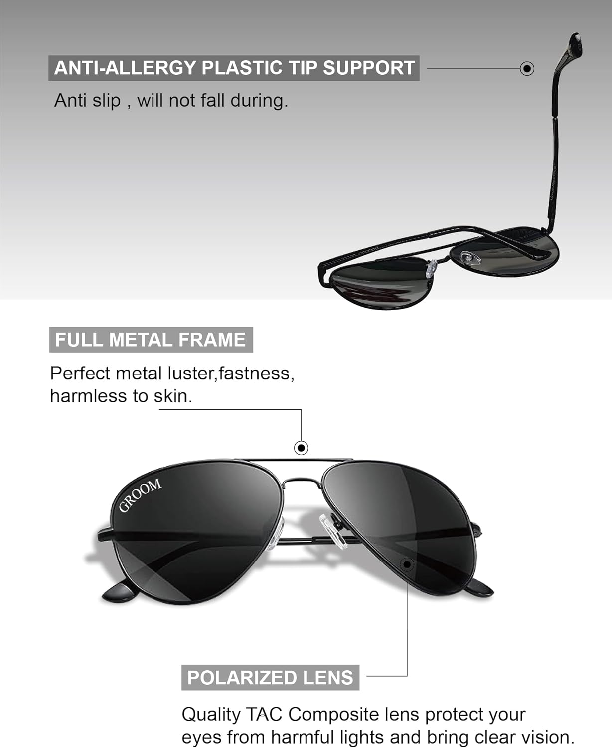 Bride and Groom Polarized Sunglasses for Wedding – UV400 Protection, Lightweight & Stylish Couple Sunglasses