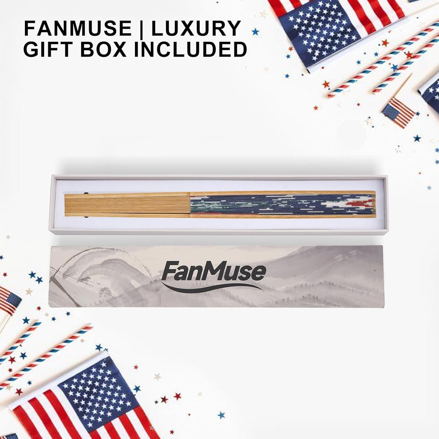 Statue of Liberty Folding Fan – Iconic American Design for Everyday Use & Special Occasions