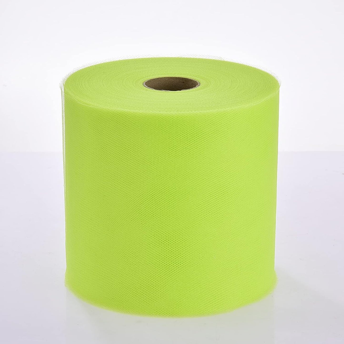 Tulle Fabric Roll, 6” by 200 Yards (600FT) Tulle Organza Fabric Spool for DIY Tutu Skirt Baby Shower Decor Wedding Backdrop Crafts Birthday Party Supplies(Autumn Green)