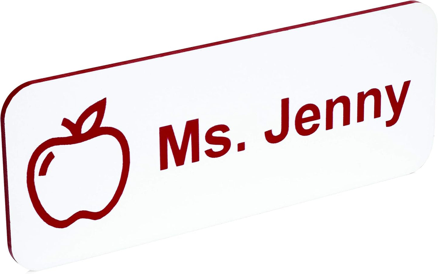 Providence Engraving Custom Name Tag with Industry Logo - Teacher, Realtor, Dental, Medical, Stylist ID Badge