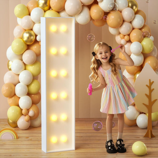 imprsv Marquee Light Up Letters, 4FT Mosaic Letters with Light for Baby Shower Graduation Party Decor, Large I for Engagement Wedding Party Decorations (Need to Assemble)
