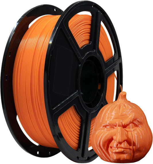 FLASHFORGE PLA Filament 1.75mm, 3D Printer Filament 1kg (2.2lbs) Spool, Dimensional Accuracy +/- 0.02mm, 3D Printing Filament Easy to Use and Fits for Most FDM 3D Printers (Orange)