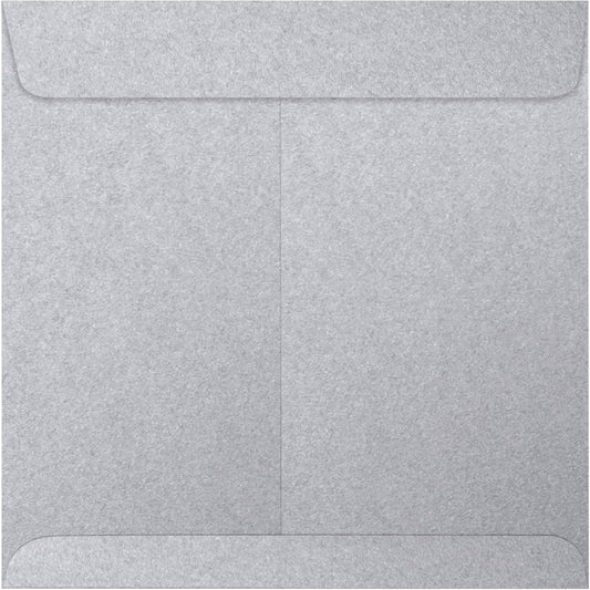 LUXPaper Square Invitation Envelopes | Peel & Press | 8 1/2" x 8 1/2" | Silver Metallic | 80lb. Text | 50 Qty