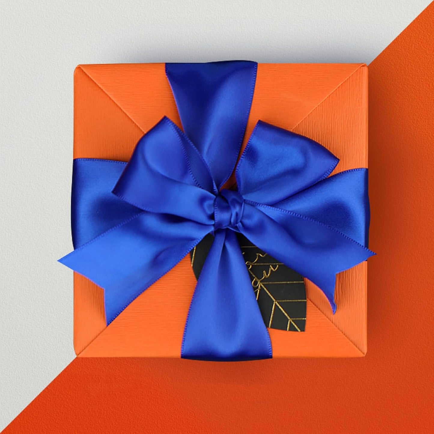 1-1/2" x 50 Yards Royal Blue Satin Ribbon Single Faced Fabric Ribbons for Gift Wrapping, Crafting, Floral Arrangements, Flower Bouquet, Wedding, Home Decor