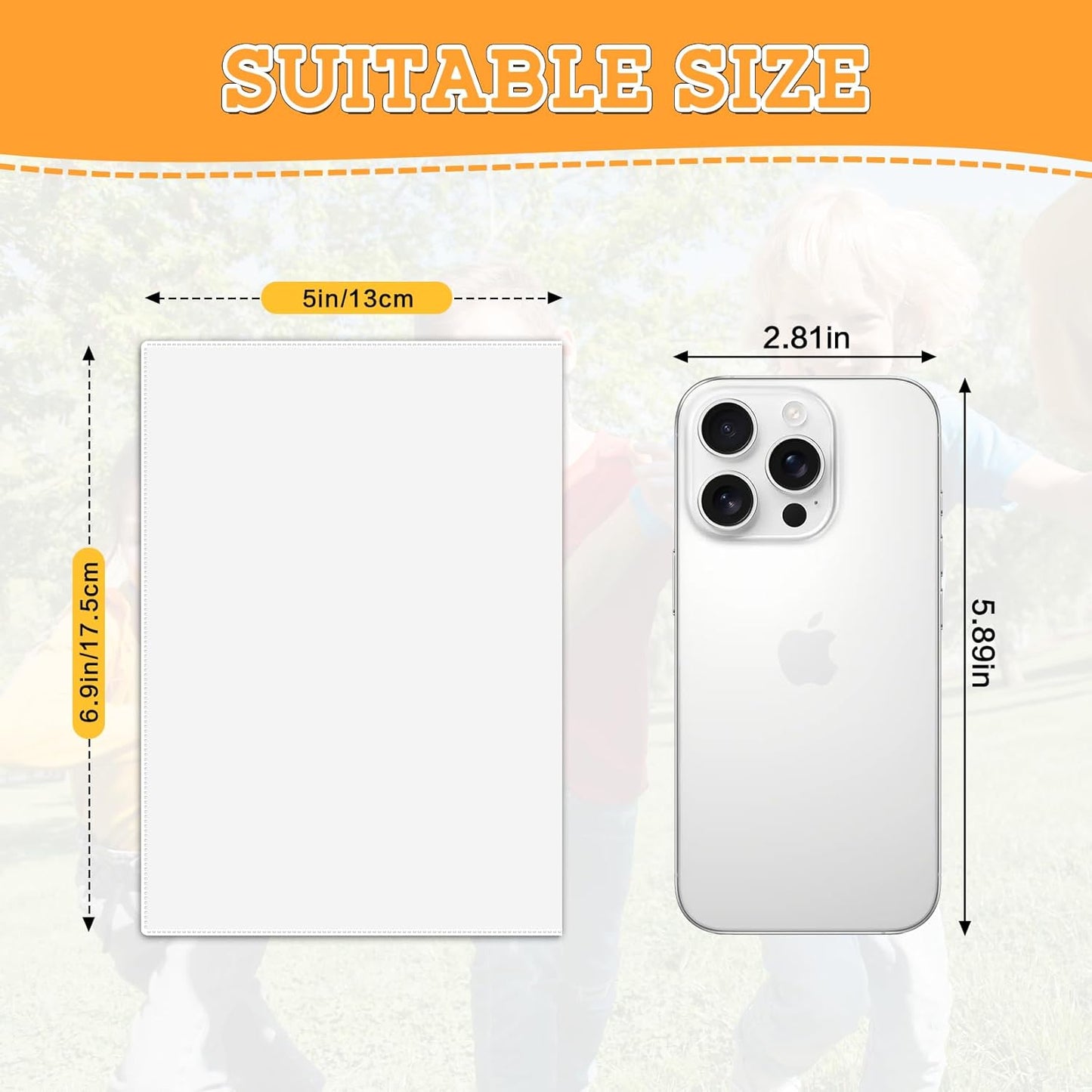 VNDUEEY 15 Pack Magnetic Picture Frames for Refrigerator 5x7 inch, Magnetic Photo Frames Reusable, Magnetic Pocket Picture Frame for Fridge, Locker, Home, School, Office