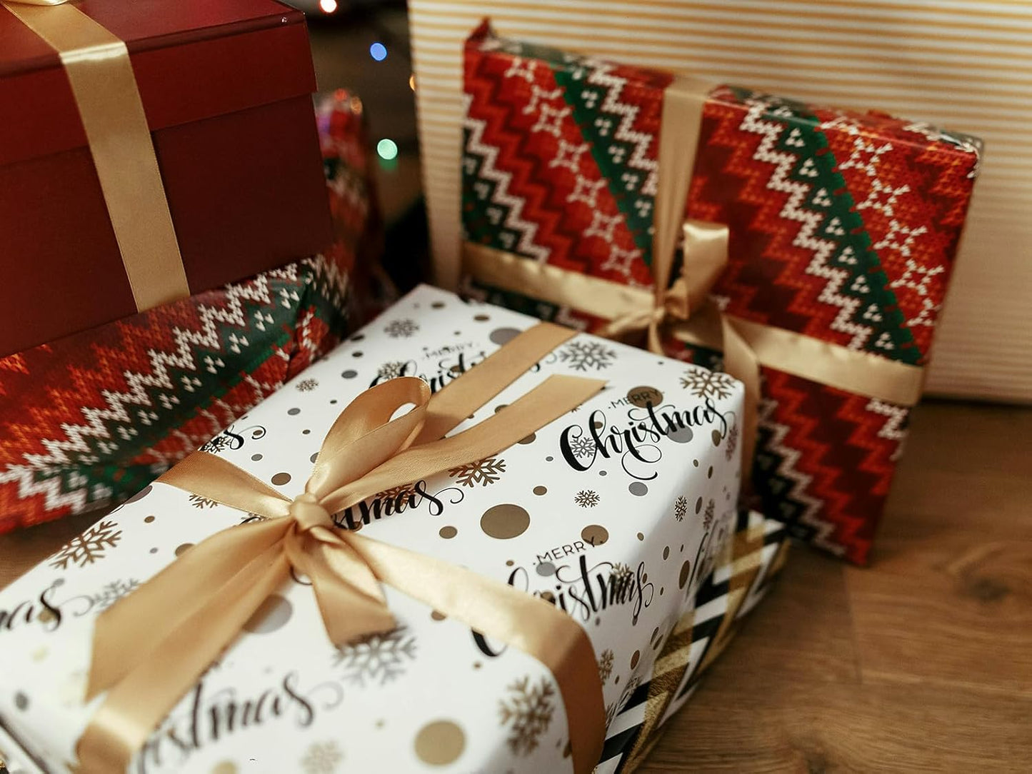 5/8 Inch Champaign Gold Satin Ribbon 50 Yards Solid Fabric Ribbons for Gift Wrapping, Crafts and DIY Projects, Bows Making, Wedding, Party, Holiday Decor