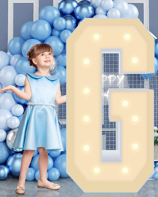 4FT Marquee Plastic Letters G - Light up Letters G Are Made from Corrugated Plastic Board - Quick Assembly Without Tools, Disassembled Components Can Be Used for Garage Sale Signs, Yard Sale Signs