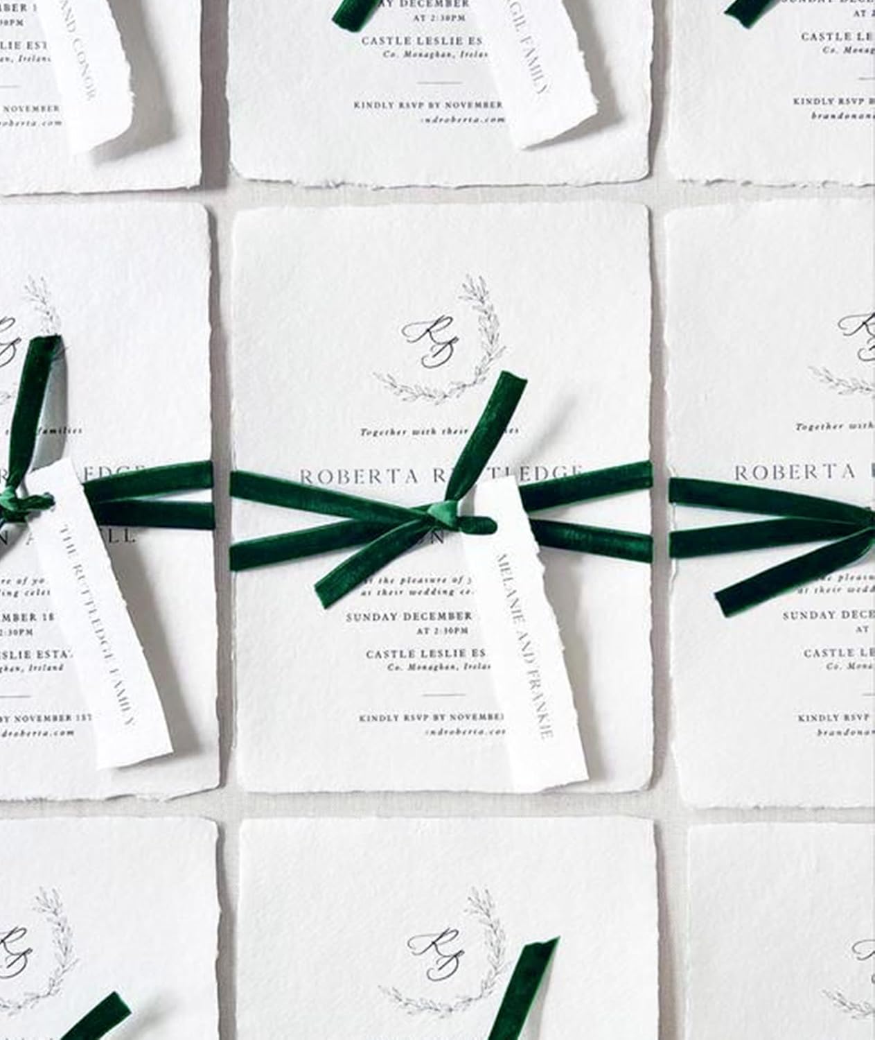 Dark Green Velvet Ribbon 3/8'' 25 Yards for Christmas Tree, Gift Wrapping, Flower Bouquet, Wreath Decorations, Bow Making