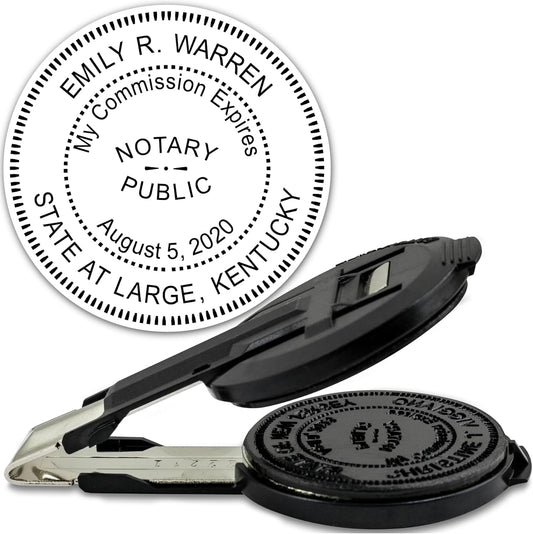 MaxMark Insert Only for Notary Seal Round Embosser for Kentucky State