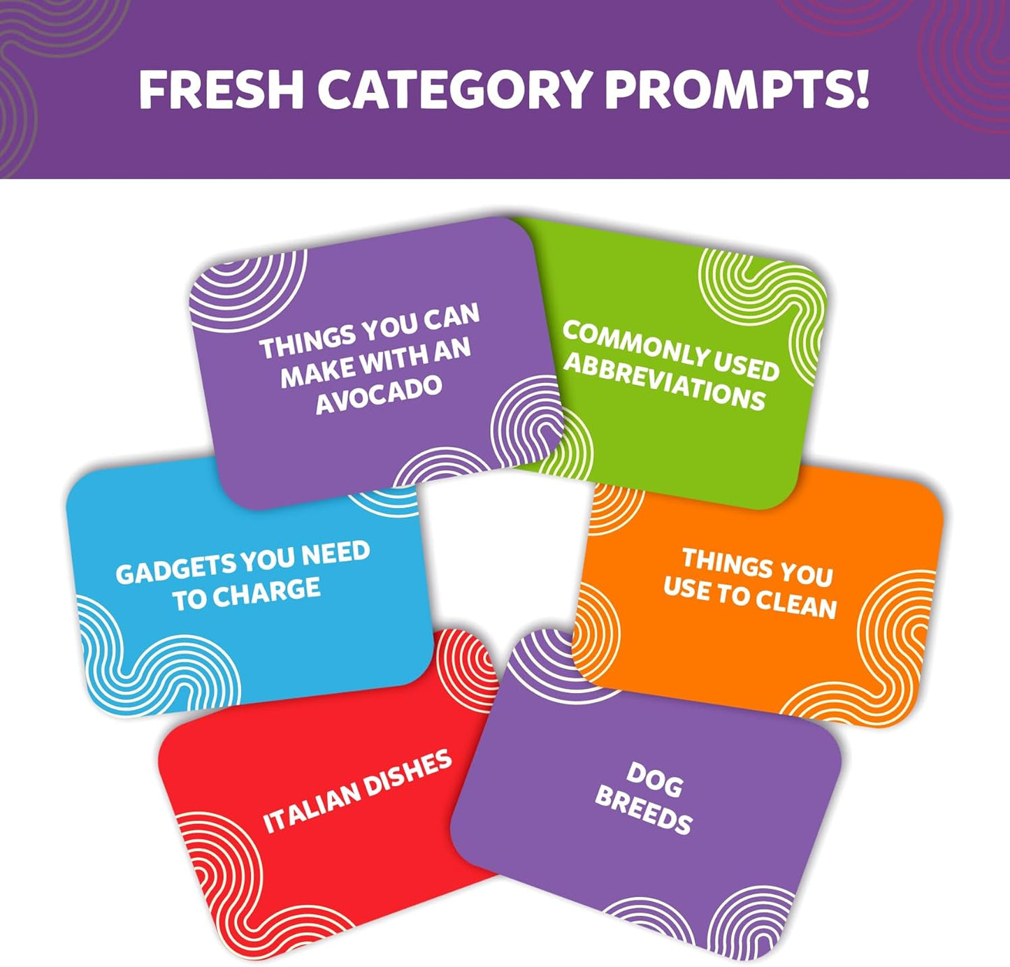 Skillmatics Board & Card Game - First to 5, Category Game with a Twist, Perfect for Parties, Family, Game Night, Quick Thinking, Gifts for Kids, Teens, Adults, Ages 8, 9, 10 & Up, 2-8 Players