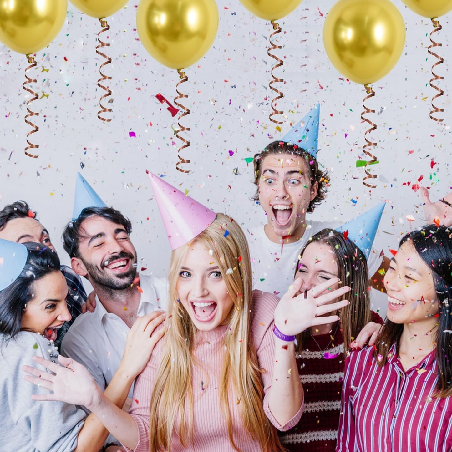 TONIFUL 500 Yards Curling Ribbon-Balloon Ribbon-Balloon String for Art&Craft Decor,Gift Wrapping,Ribbons and Bows for Thanksgiving kChristmas New Year Birthday Gifts Graduation Supplies (Brown)