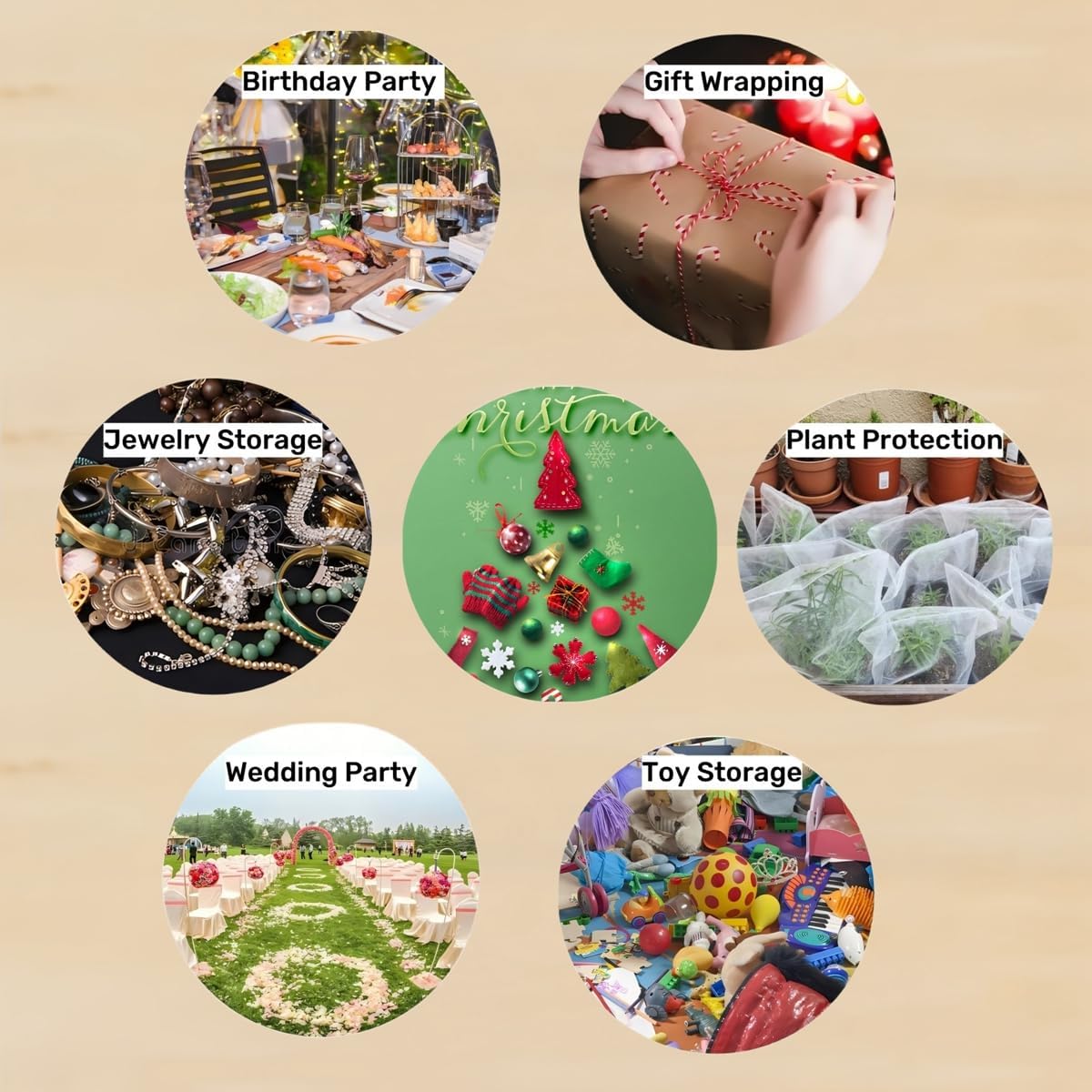 QIANHAILIZZ 100 Pack 2.8 x 3.5 Inch Flower Heart Organza Jewelry Gift Pouch Candy Pouch Drawstring Wedding Favor Bags B511S (lilac gold flower)