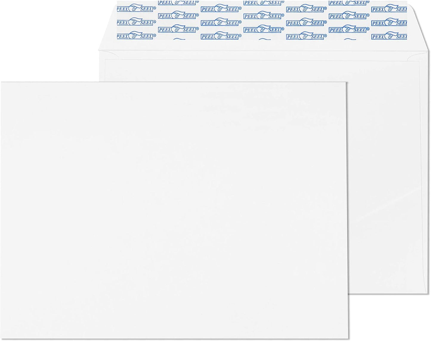 6x9 Booklet Envelopes - 50 pack - Mailing Envelopes Self Seal - White Letter Envelopes with Peel & Seal Closure - Open-Side 6x9 - Plain White 28 lb Paper for Business and Personal Use