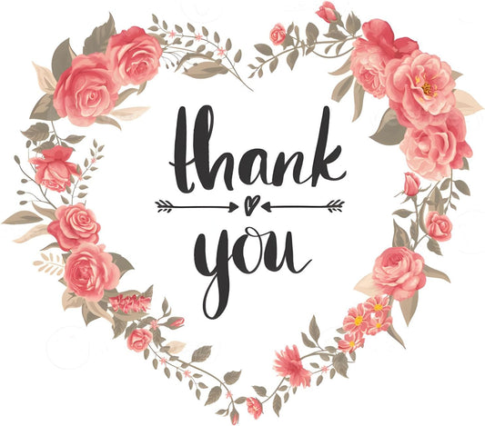 Custom Stickers for Weddings, Birthdays & Businesses - Personalized Labels with Your Logo - Waterproof, Fade and Heat Resistant - Pack of 100-1000 (Wreath G, 2 Inch)