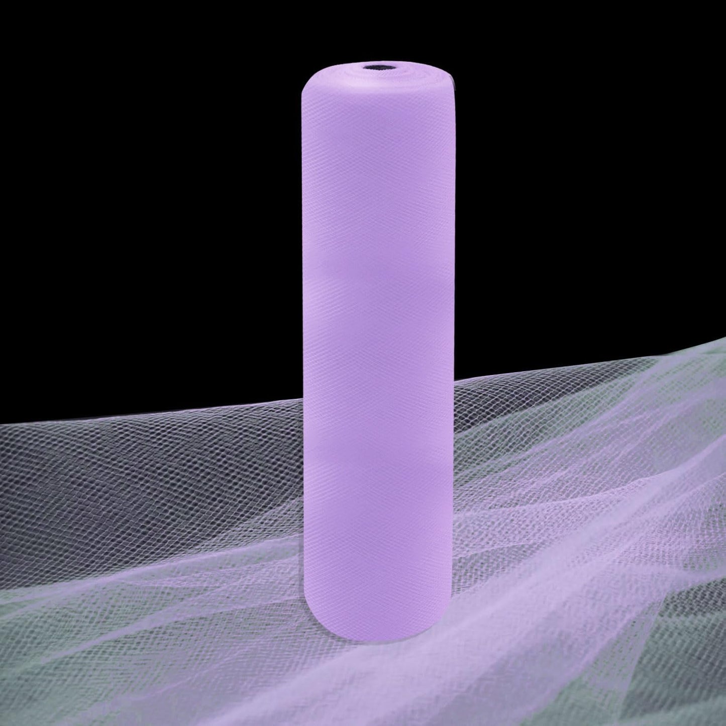 Lavender Tulle Fabric Rolls 54 Inch by 10 Yards Fabric Tulle Bolt for Wedding Decorations DIY Tutu Baby Shower Table Skirt Birthday Party Craft Supplies
