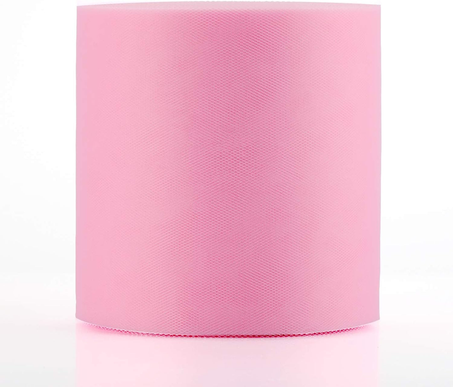 Tulle Rolls 6” by 100 Yards (300 feet) Tulle Roll Spool Fabric for DIY Tutu Skirts Wedding Baby Shower Crafts Decorations Party Supplies (Pink)