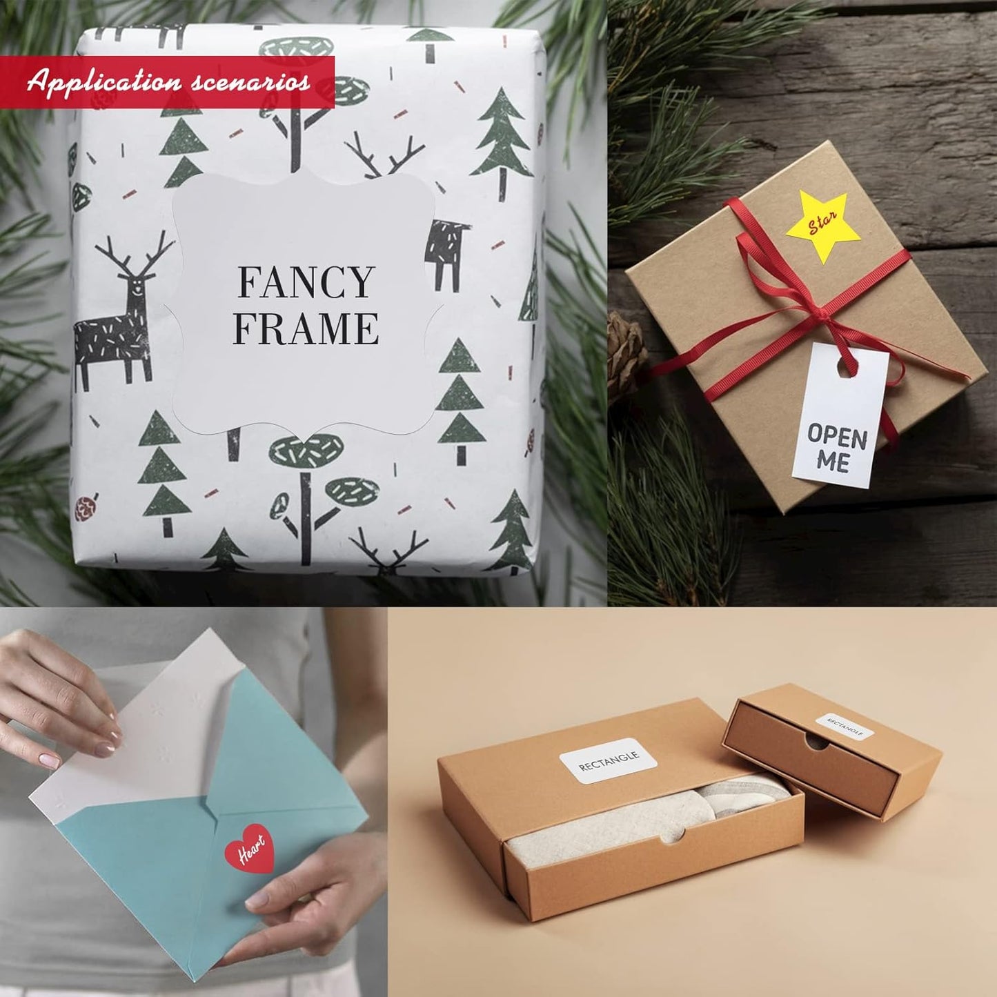 Custom Stickers - Personalized Labels, Customized Stickers with Any Design Image Logo Text, 100 Labels (Flower, 4"x4")