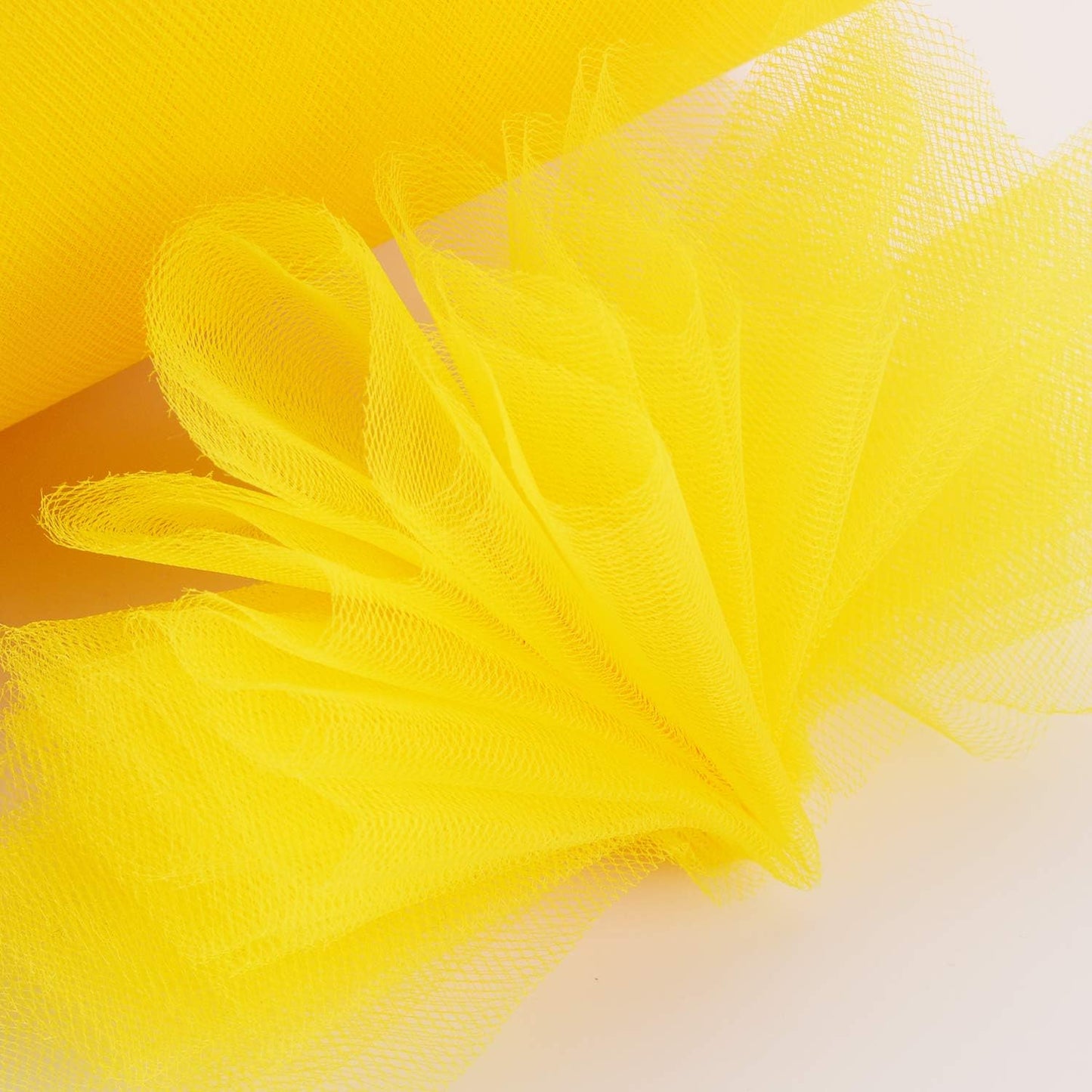 Tulle Rolls 6” by 100 Yards (300 feet) Tulle Roll Spool Fabric for DIY Tutu Skirts Wedding Baby Shower Crafts Decorations Party Supplies (Yellow)