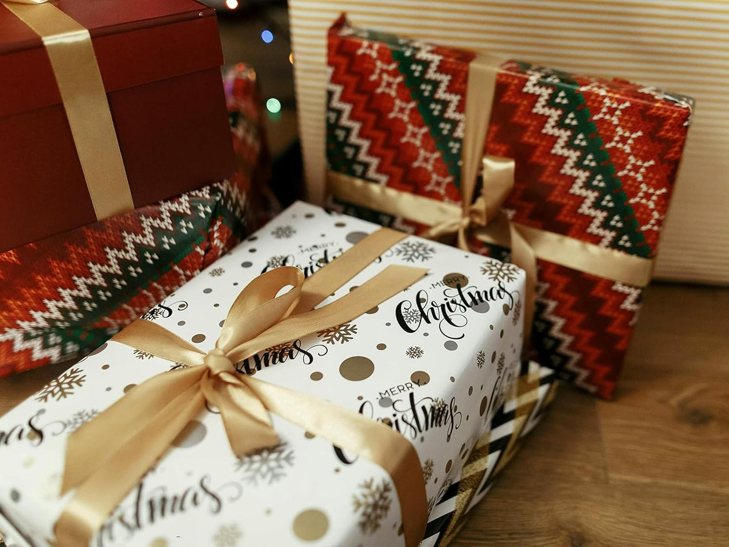 1" x 50 Yards Champaign Gold Satin Ribbon Single Faced Fabric Ribbons for Gift Wrapping, Crafting, Bows Making, Flower Bouquet, Wedding, Home Decor