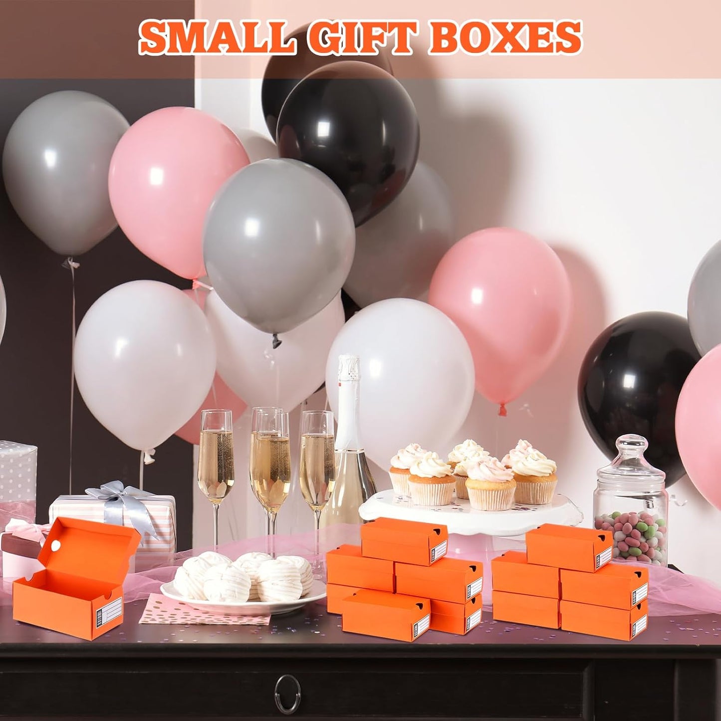 12 Sets Mini Sneaker Boxes for Party Favors Mini Shoe Gifts Boxes 4.7 x 2.5 x 2 Inch Sports Small Gift Case with Editable Label for Candies Cookies Snacks