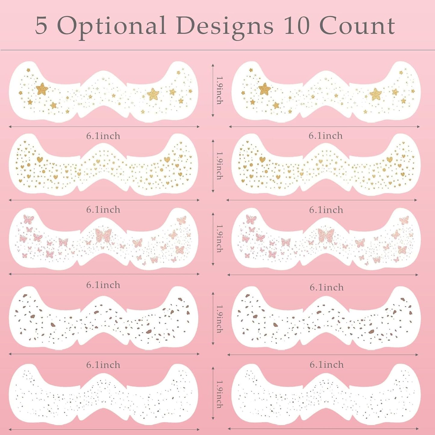 Glitter Freckles, 24PCS Glitter Freckles Face Tattoo, Sparkle Freckles for Women, Waterproof Gold Temporary Face Tattoos Glitter Glow Up Patches Makeup Patches (Multicolored 10pcs)