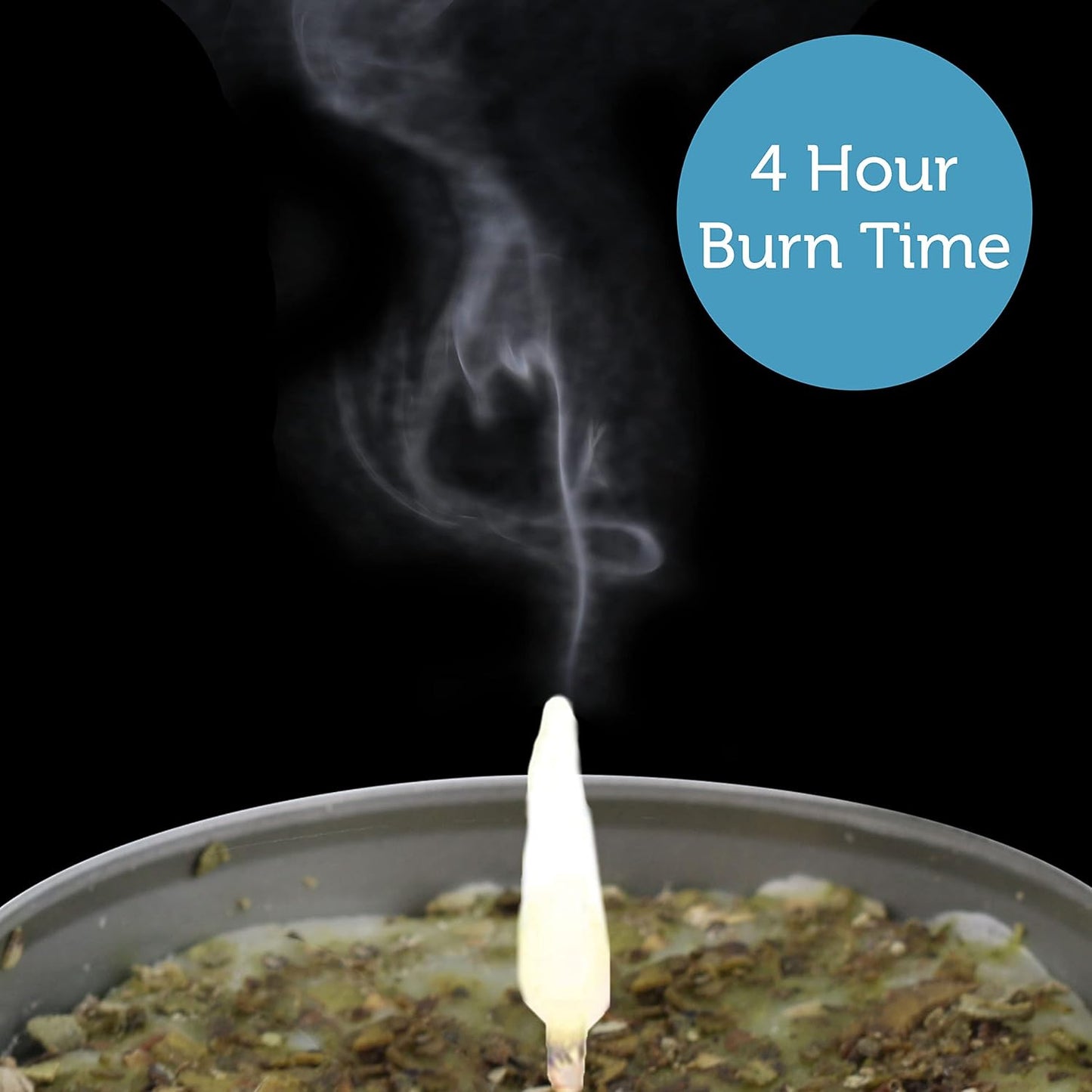 SOUL STICKS 12 Pack Little Smudgies Tealight Candles Smudge Candle for Cleansing House, Meditation, Chakra Healing | Made with Crystals and Herbs (White Sage)